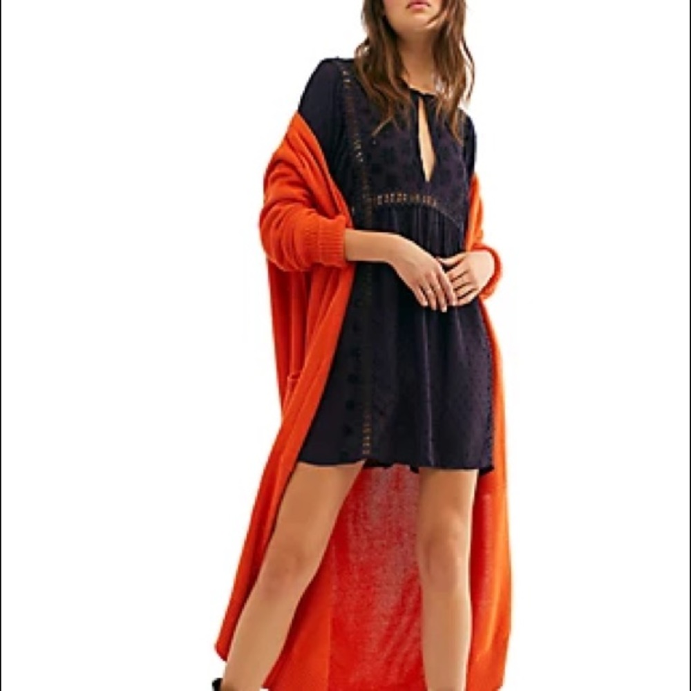 FREE PEOPLE Charlotte Tunic in Navy